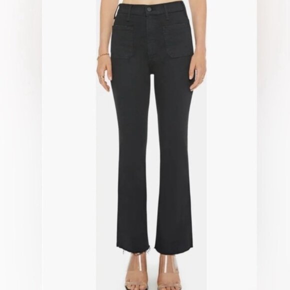 MOTHER THE HUSTLER PATCH POCKET ANKLE FRAY JEANS STRETCH DENIM NOT GUILTY sz 29 - Picture 2 of 10